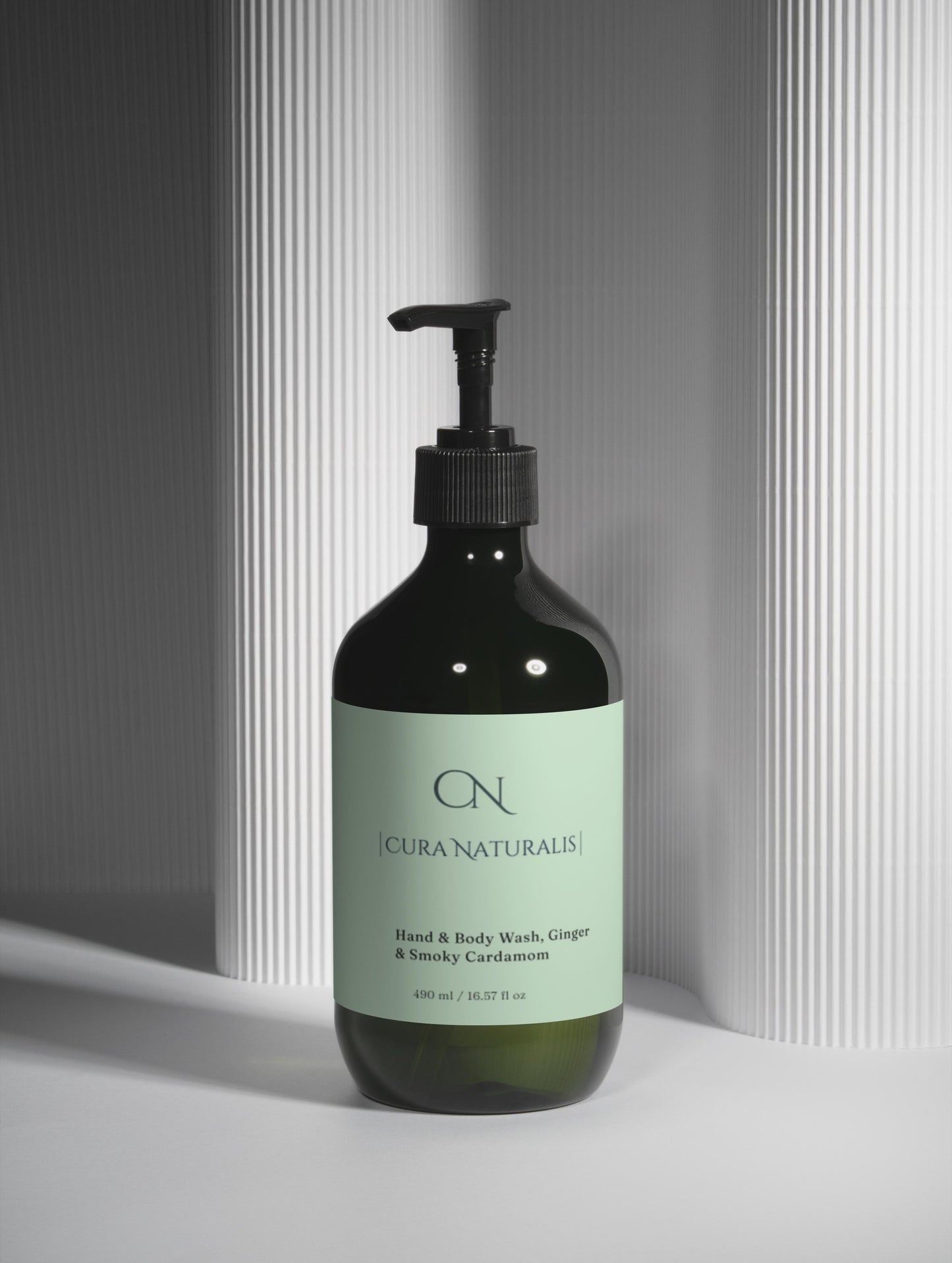 Hand & Body Wash, Ginger & Smoky Cardamom, 490ml