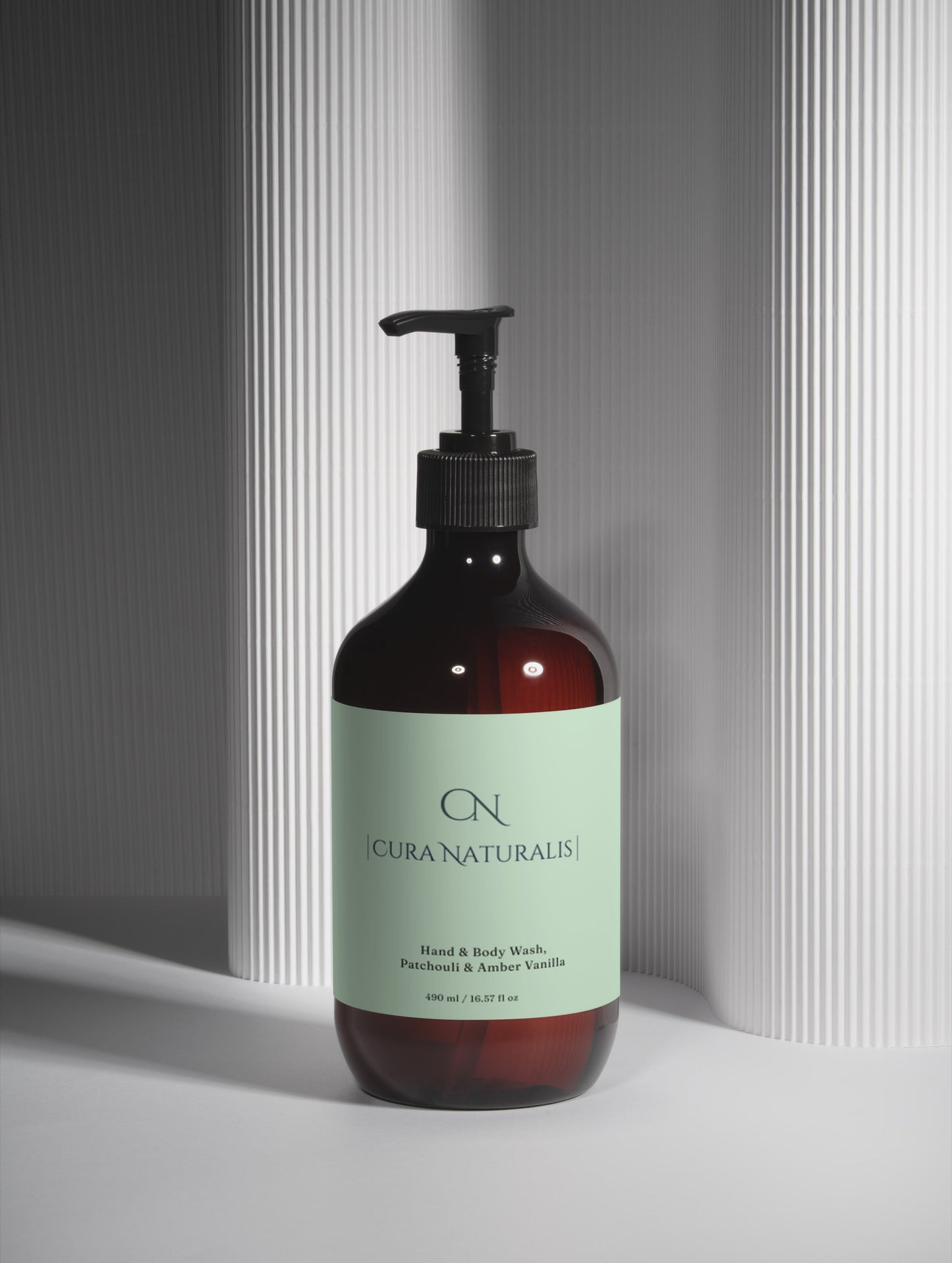 Hand & Body Wash, Patchouli & Amber Vanilla, 490ml