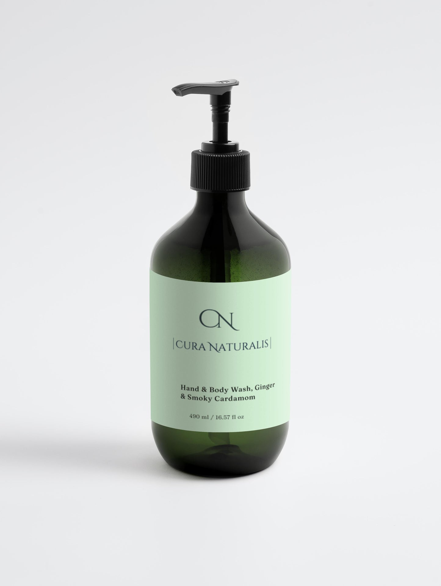 Hand & Body Wash, Ginger & Smoky Cardamom, 490ml