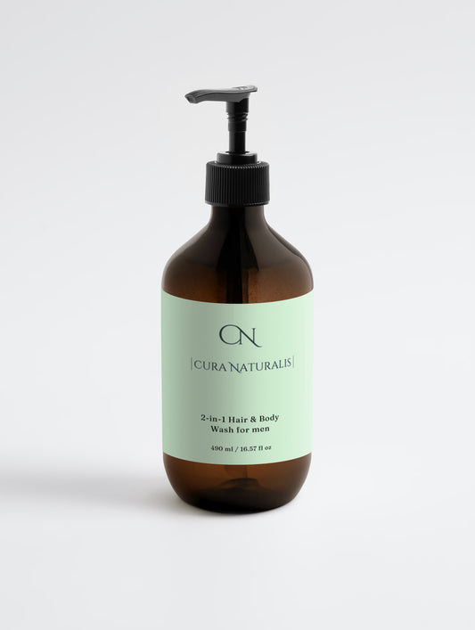 2-in-1 Hair & Body Wash for men, 490ml