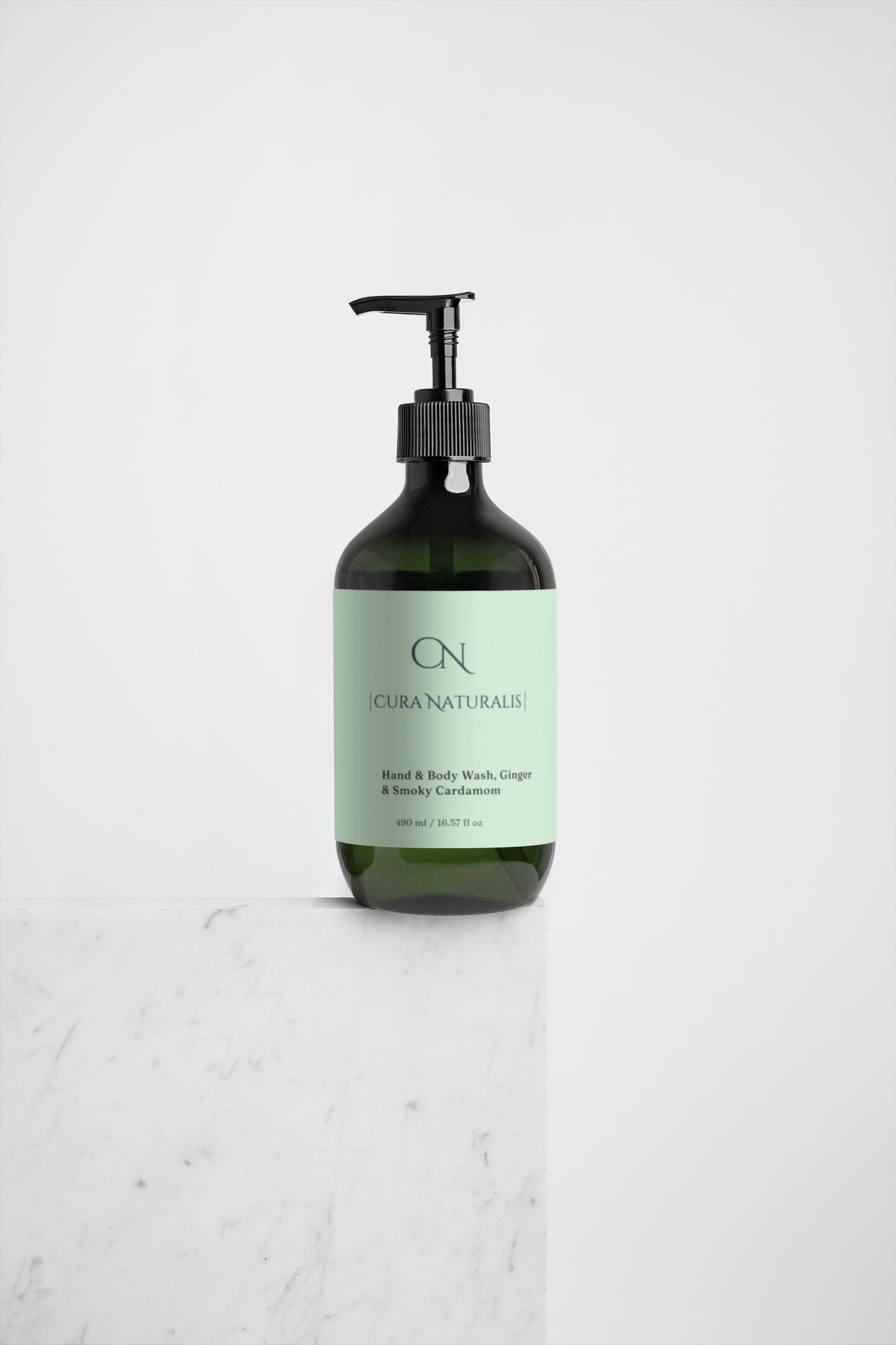 Hand & Body Wash, Ginger & Smoky Cardamom, 490ml